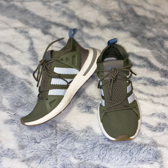 olive adidas shoes